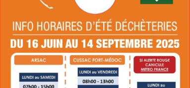 Horaires d’été : collecte et déchetteries